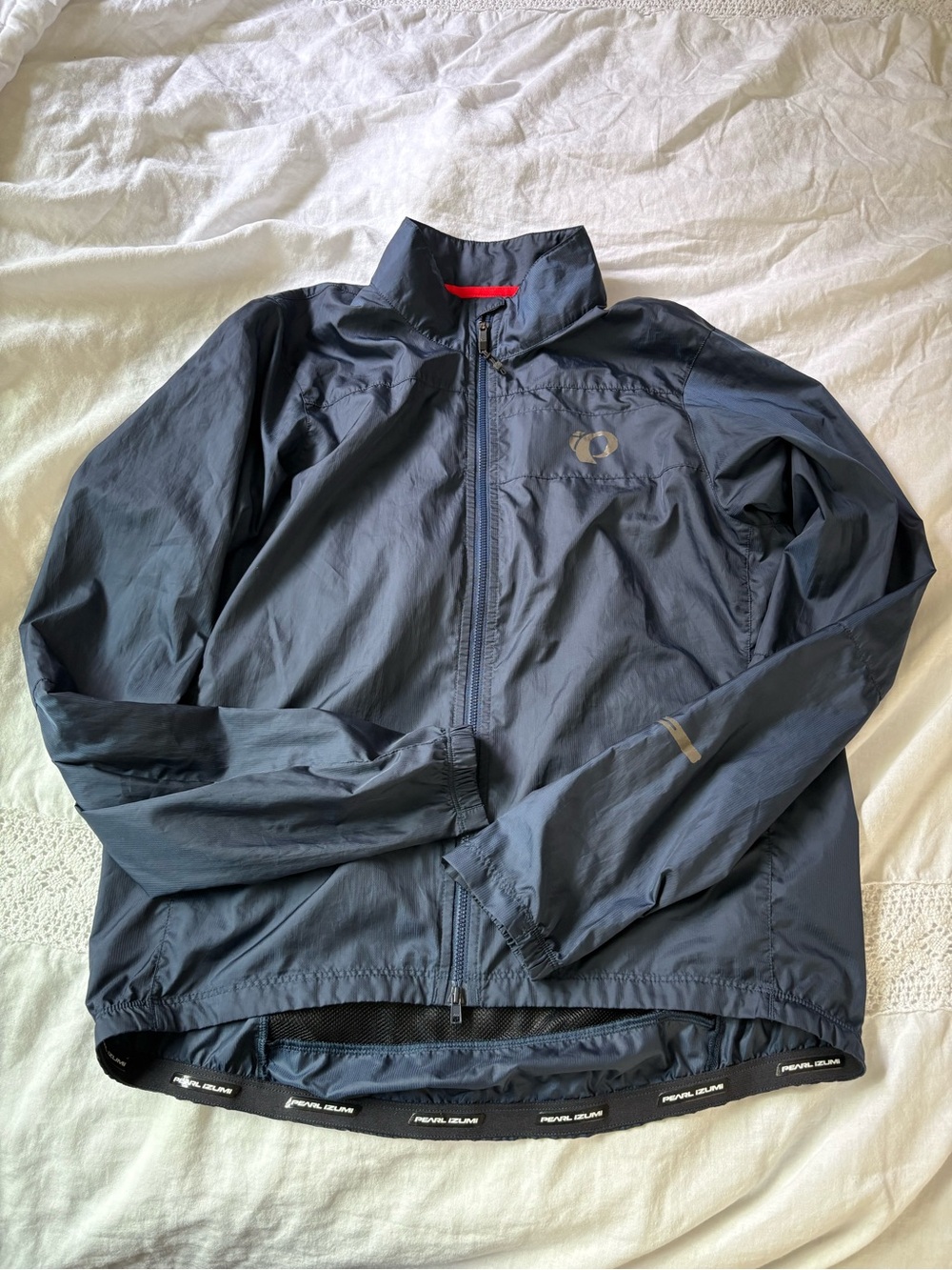 Pearl Izumi Mens Elite Barrier Cycling Jacket Navy Blue Size Large 2019